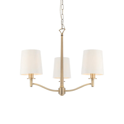 Ortona 3 Pendant Light - Antique Brass