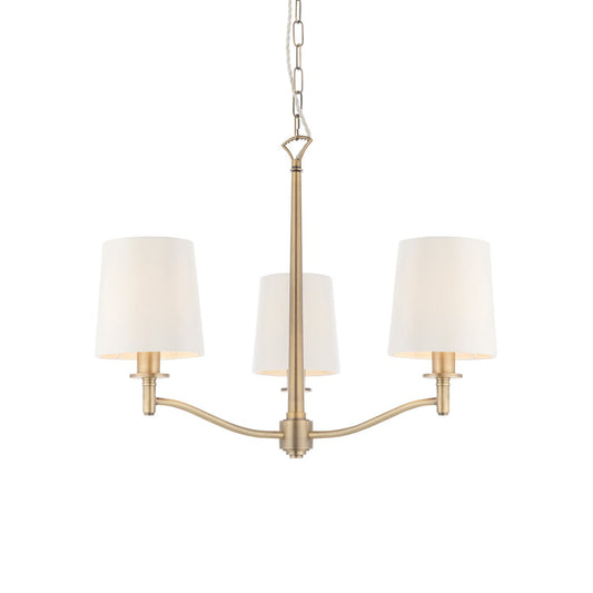 Ortona 3 Pendant Light - Antique Brass