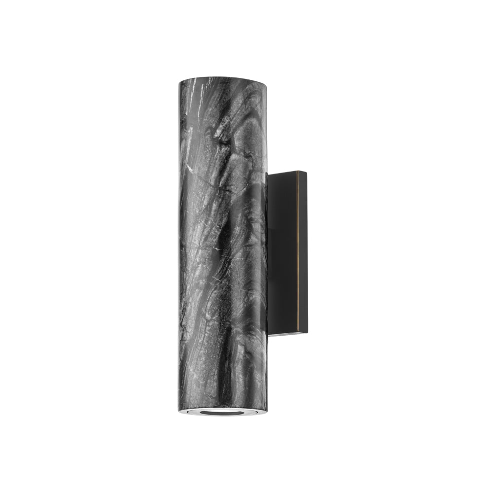 Predock 2 Light Wall Sconce - Black Brass