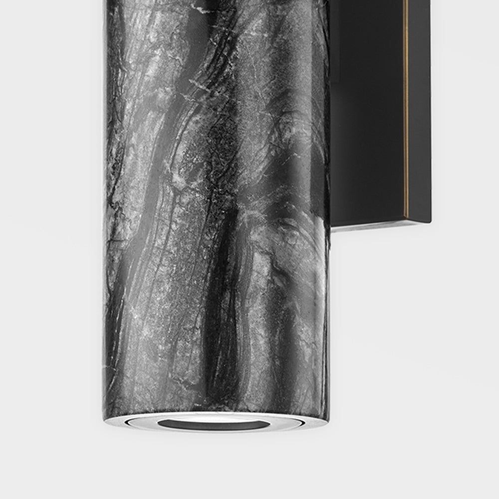 Predock 2 Light Wall Sconce - Black Brass