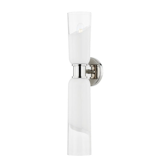 Wasson 2 Light Wall Sconce - Polished Nickel