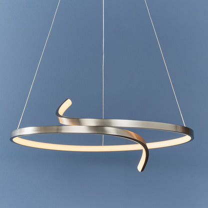 Rafe Hanging Pendant Light - Satin Nickel