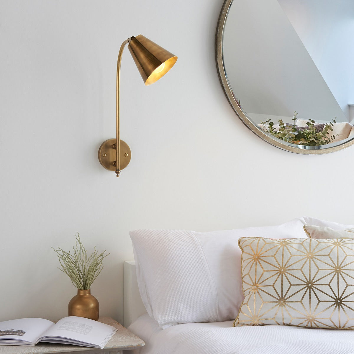 Radha Wall Light - Antique Brass