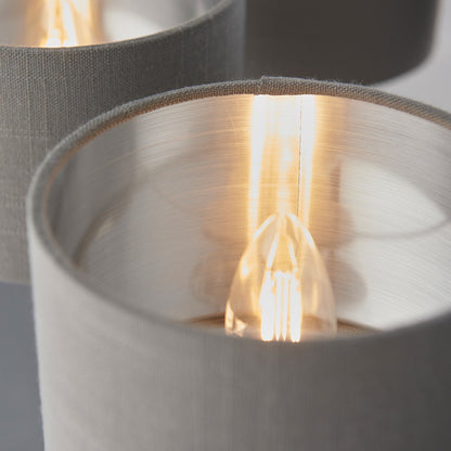 Highclere 6 Multi Pendant - Nickel