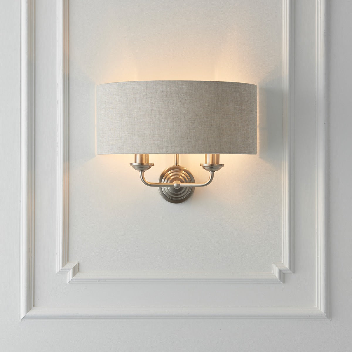 Highclere Wall Light - Chrome
