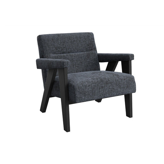 Axel Accent Chair - Coal & Black