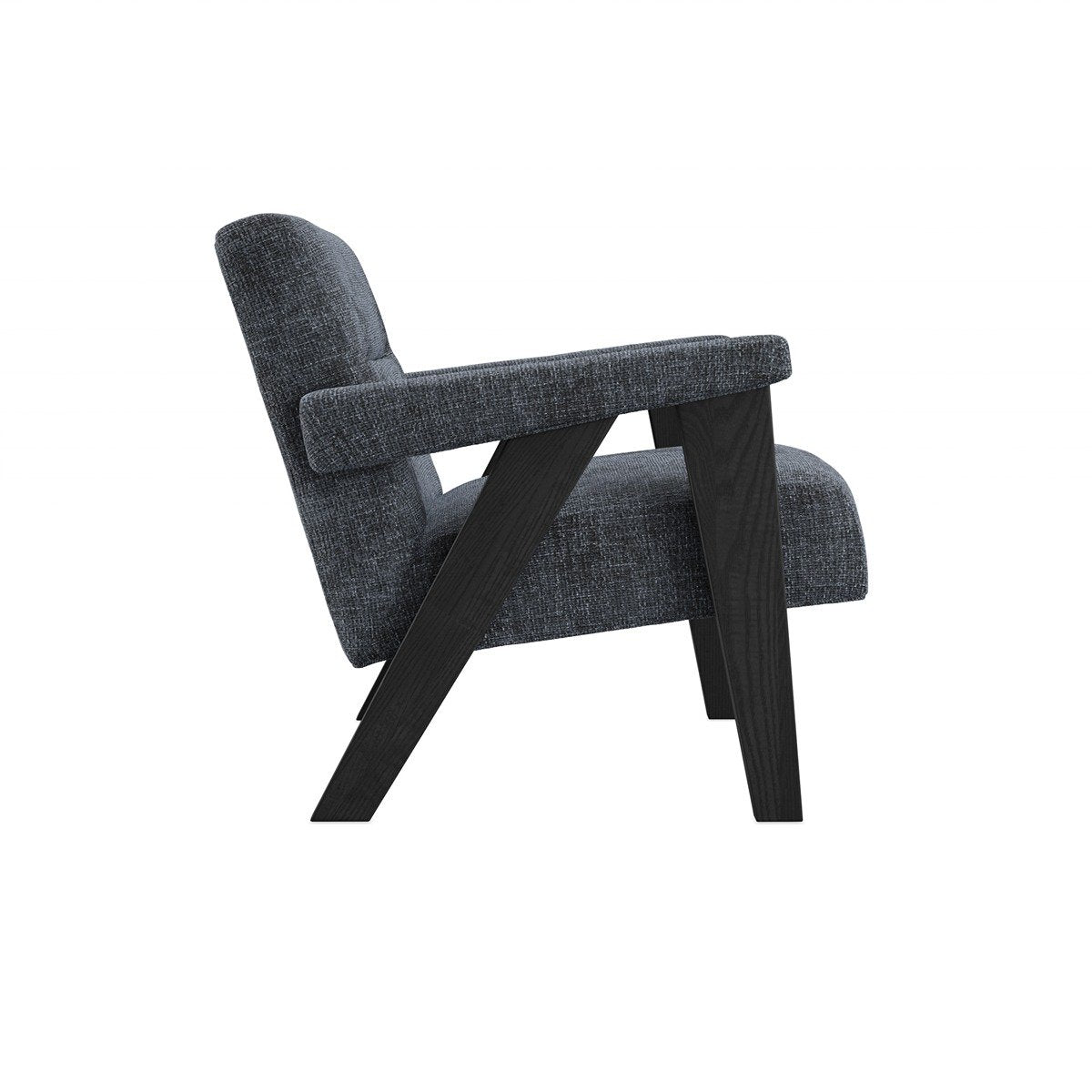 Axel Accent Chair - Coal & Black
