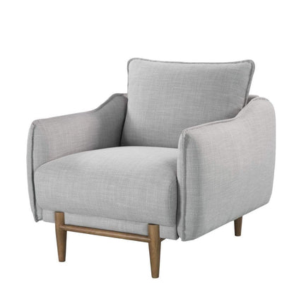 Louie Occasional Chair - Silver Grey