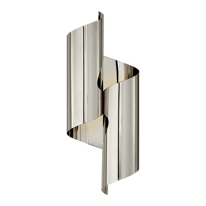Iva Medium Wrapped Sconce - Polished Nickel