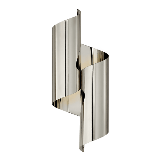 Iva Medium Wrapped Sconce - Polished Nickel
