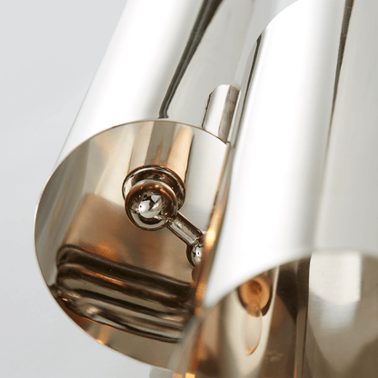 Iva Medium Wrapped Sconce - Polished Nickel