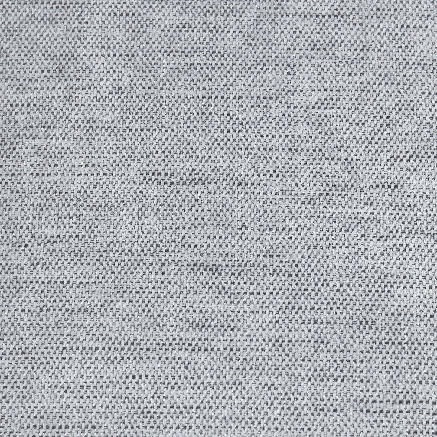 Noak 3-Seater Grey Woven Fabric Sofa with Chrome Legs