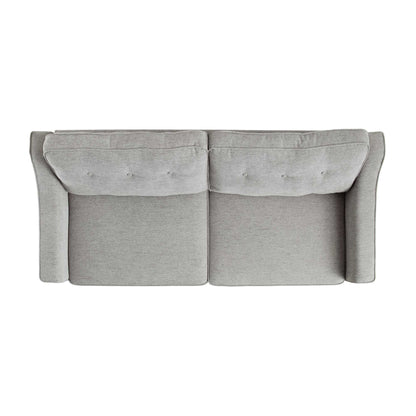 Harper 3-Seater Slope Arm Grey Woven Fabric Sofa