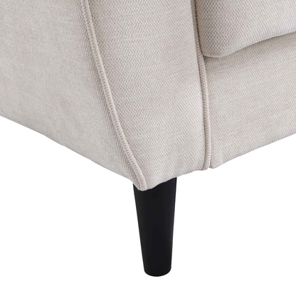 Latimer Beige Woven Fabric 3-Seater Storage Sofa Bed