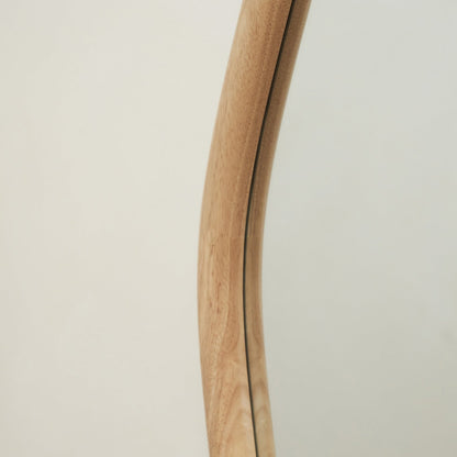 Aaliyah - Light Wood Irregular Wall Mirror 150cm x 75cm