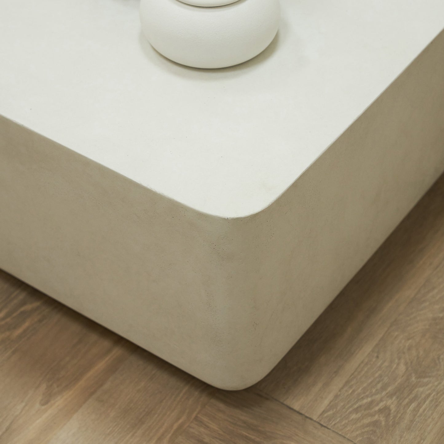 Angelo - Minimal Concrete Rectangular Coffee Table Large