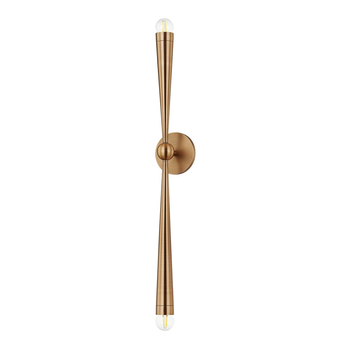 Keanu 2 Light Wall Sconce - Patina Brass