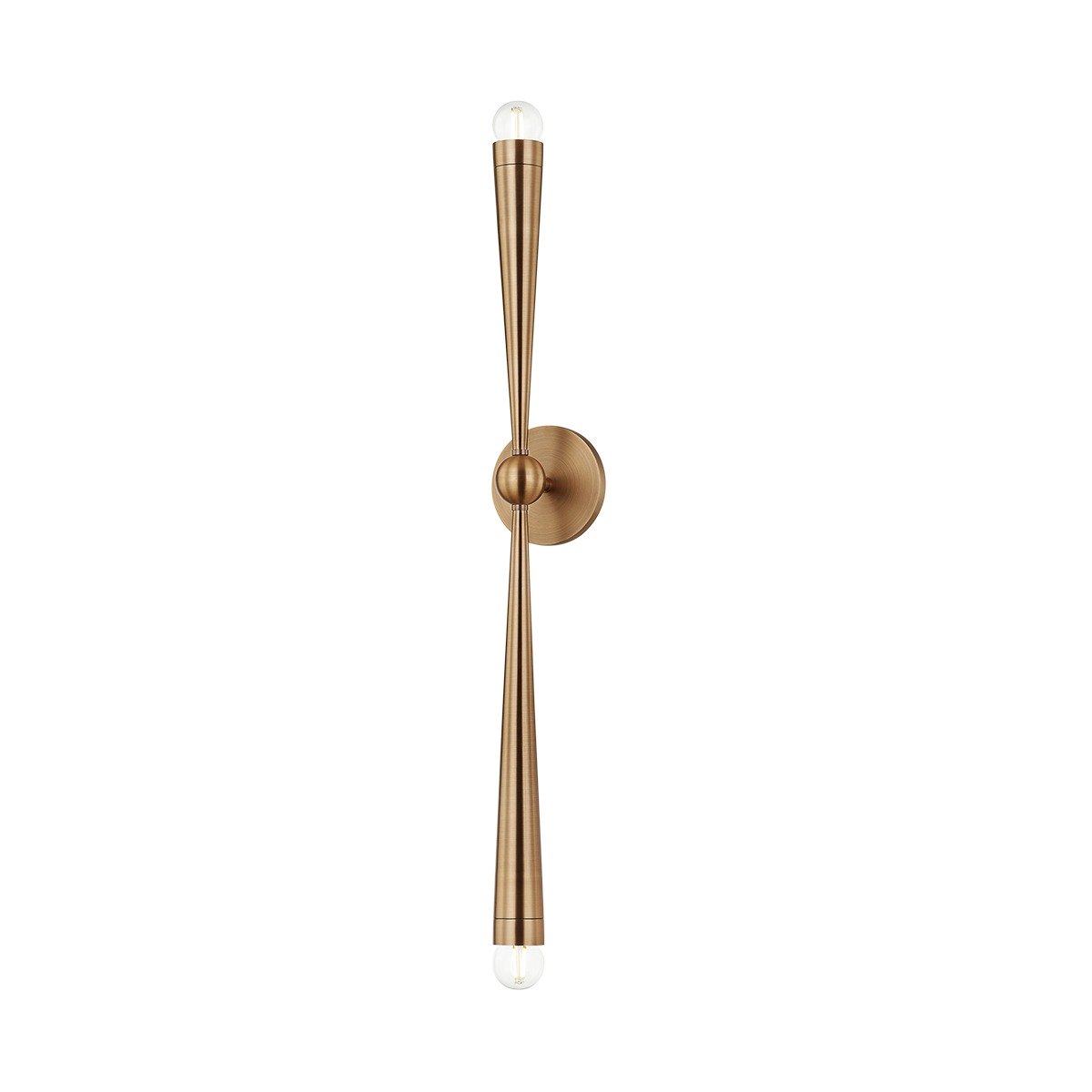 Keanu 2 Light Wall Sconce - Patina Brass