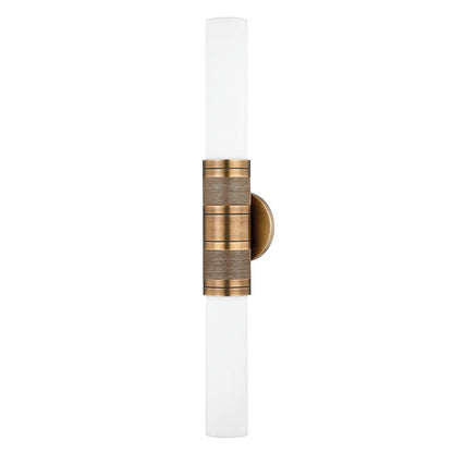 Liam 2 Light Wall Sconce - Patina Brass