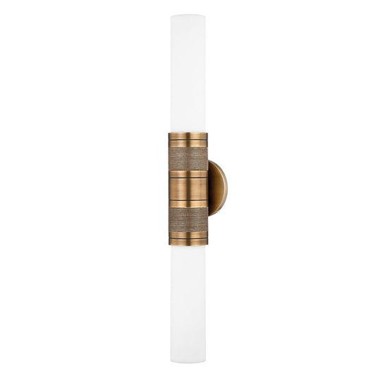 Liam 2 Light Wall Sconce - Patina Brass
