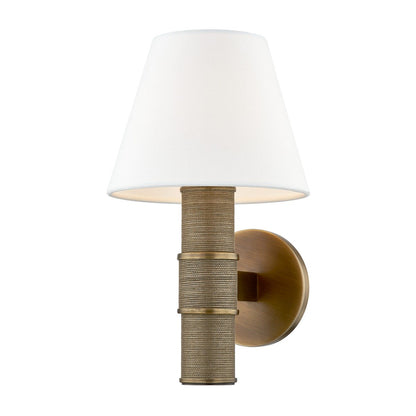 Denton 1 Light Wall Sconce - Patina Brass