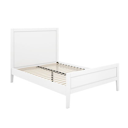Denver King Size Bed - White