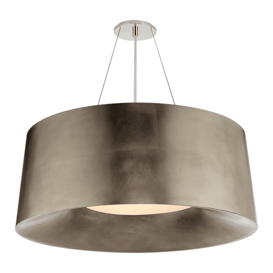 Halo Medium Hanging Shade - Burnished Silver Leaf