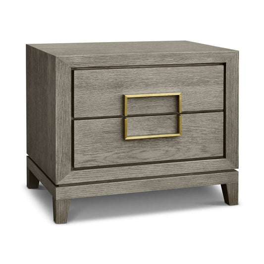 Lucca Bedside Cabinet - Grey/Taupe