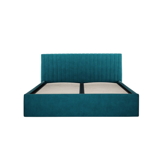 Emden Double Ottoman Bed - Teal