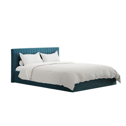 Emden Double Ottoman Bed - Teal