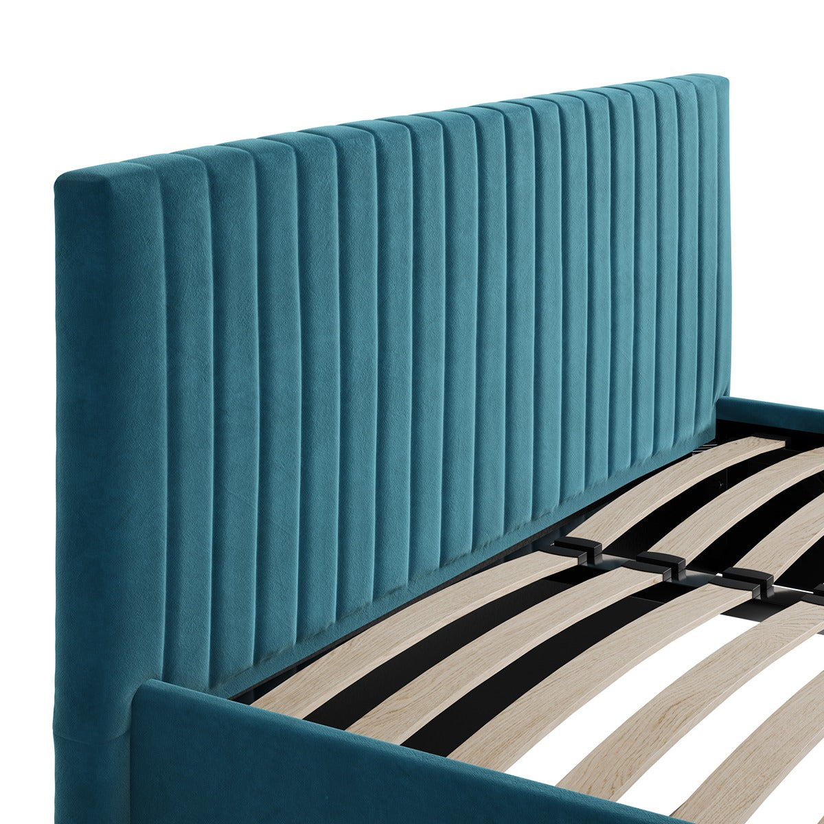 Emden Double Ottoman Bed - Teal