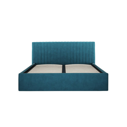 Emden Kingsize Ottoman Bed - Teal