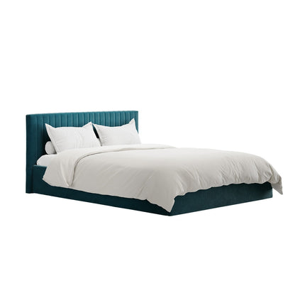 Emden Kingsize Ottoman Bed - Teal