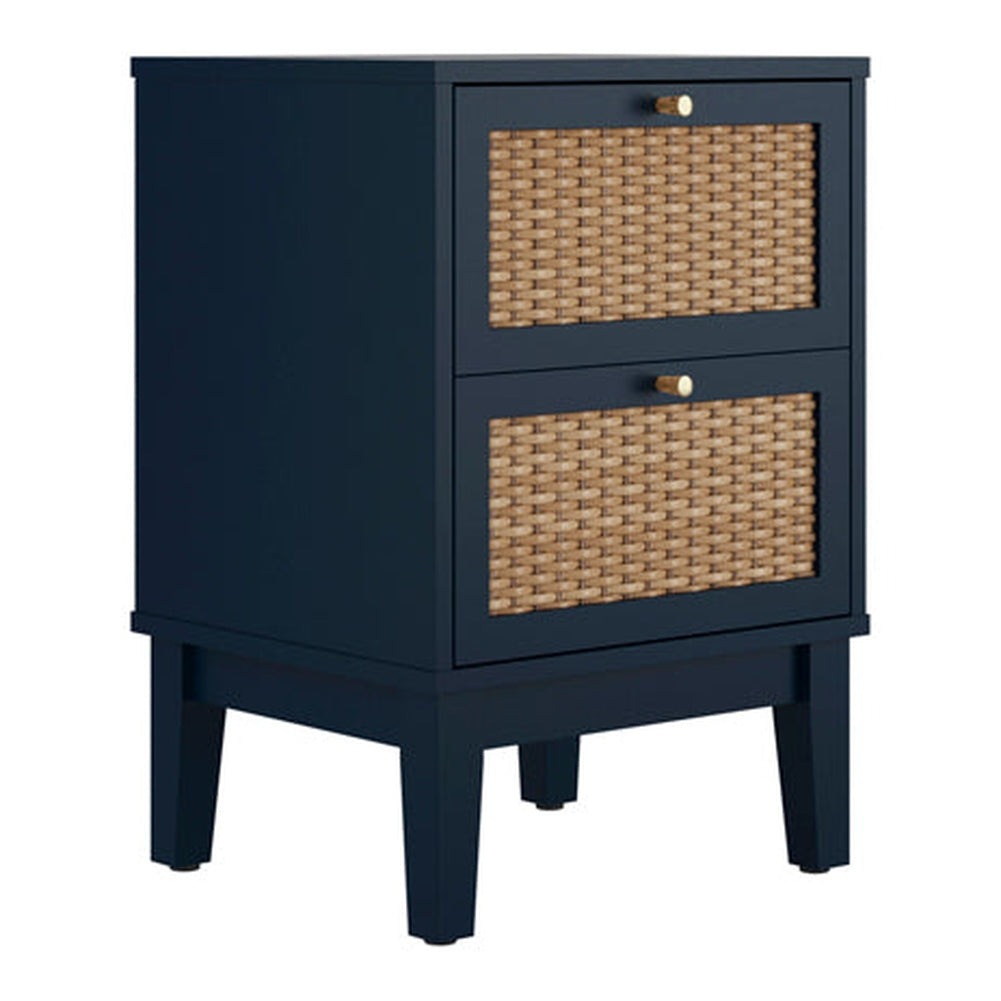 Lyon Bedside Table - Blue