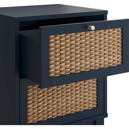 Lyon Bedside Table - Blue