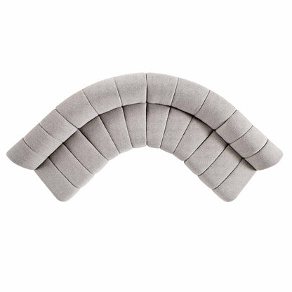 Granvia Taupe Boucle Modular Sofa, 4-Seater Large Corner Sofa