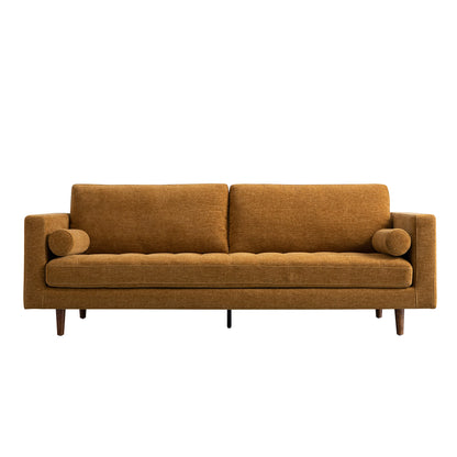 Henrietta Large 3-Seater Sofa, Spiced Honey Chenille