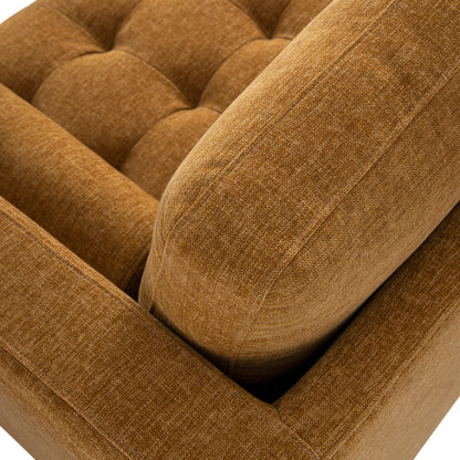 Henrietta Spiced Honey Chenille Grand 4-Seater Chaise End Sofa, Left Hand Facing