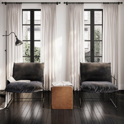 Brooklyn Accent Chair - Black Velvet