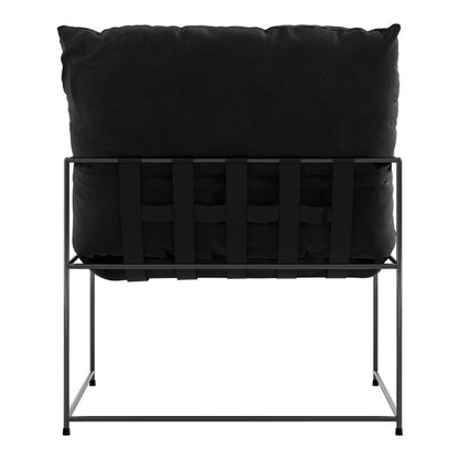 Brooklyn Accent Chair - Black Velvet
