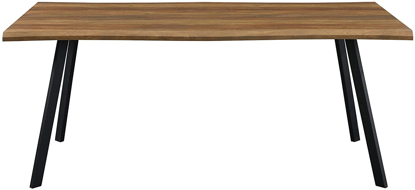 Kenora Wood Effect 180 cm Dining Table with Curved Edges 6 Seater