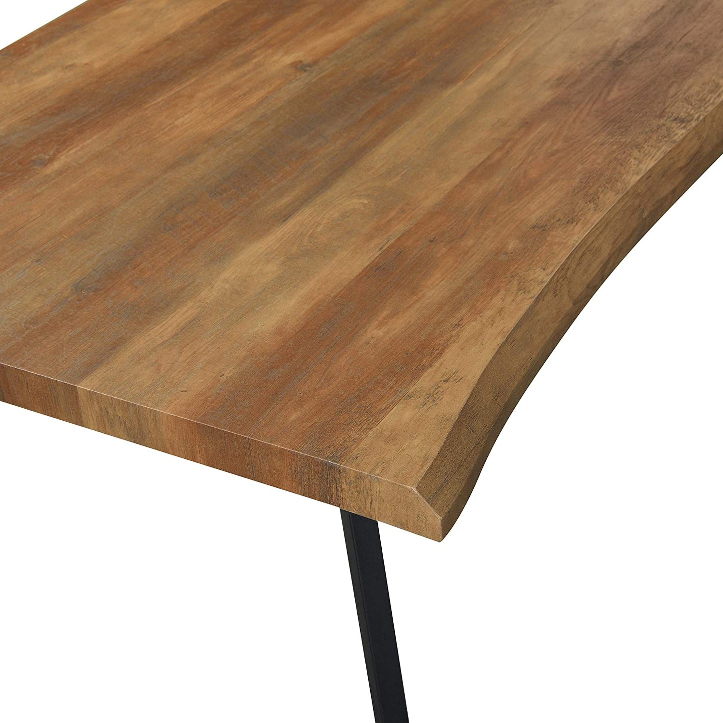 Kenora Wood Effect 180 cm Dining Table with Curved Edges 6 Seater