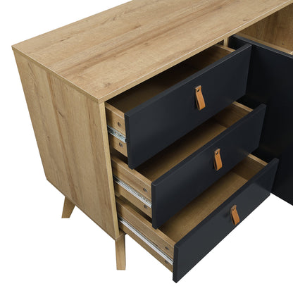 Tallis Two Tone Sideboard with 2 doors and 3 drawers