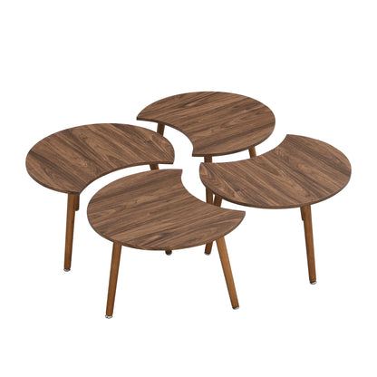 Monza 4-in-1 Walnut Effect Coffee Table