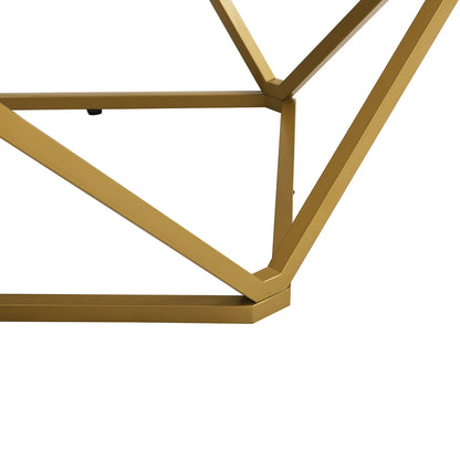 Giulia Marble Effect Square Coffee Table