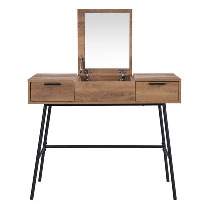 Selwyn Oak Effect Console Dressing Table