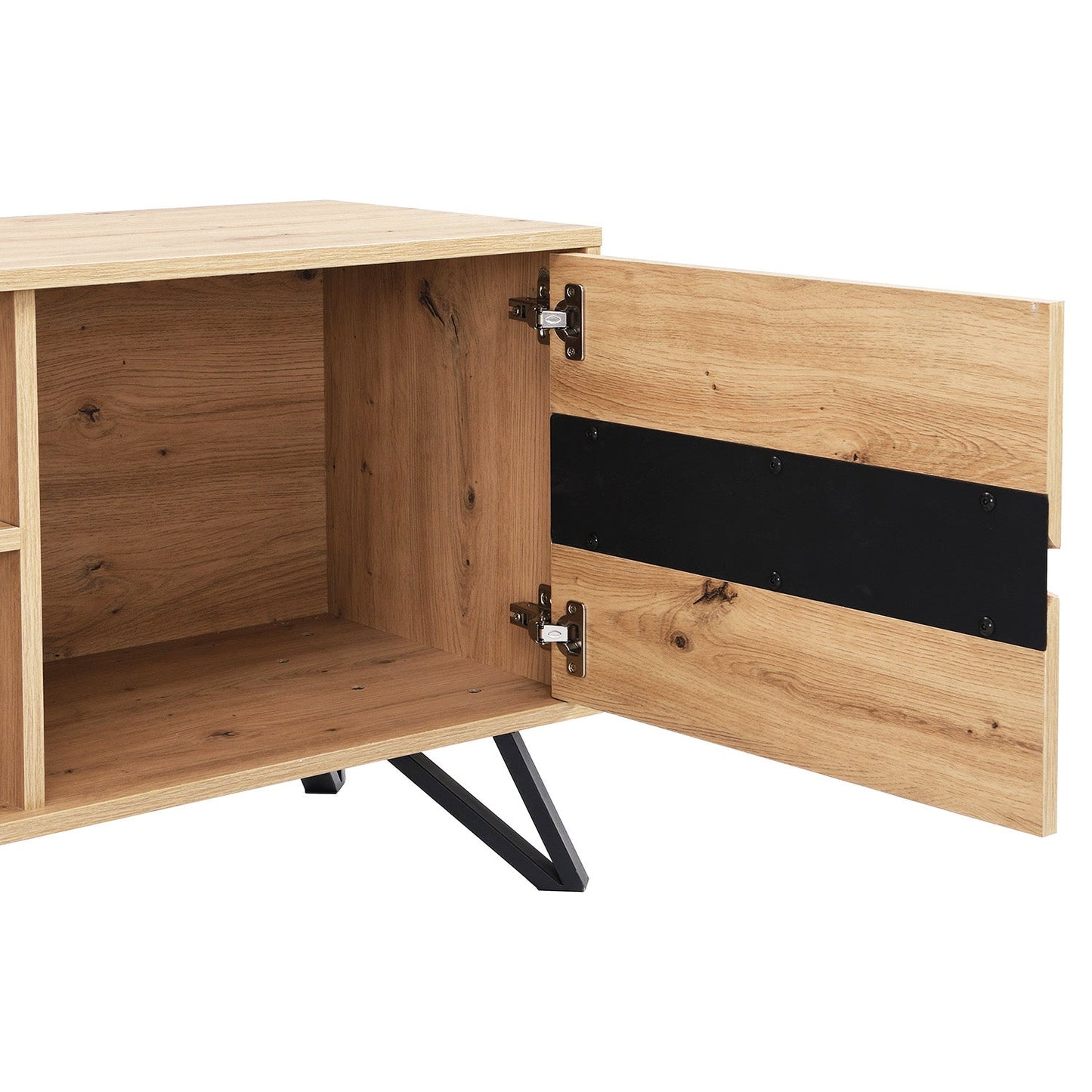 Weston Oak Effect Wide TV Unit