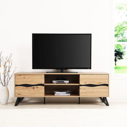 Weston Oak Effect Wide TV Unit