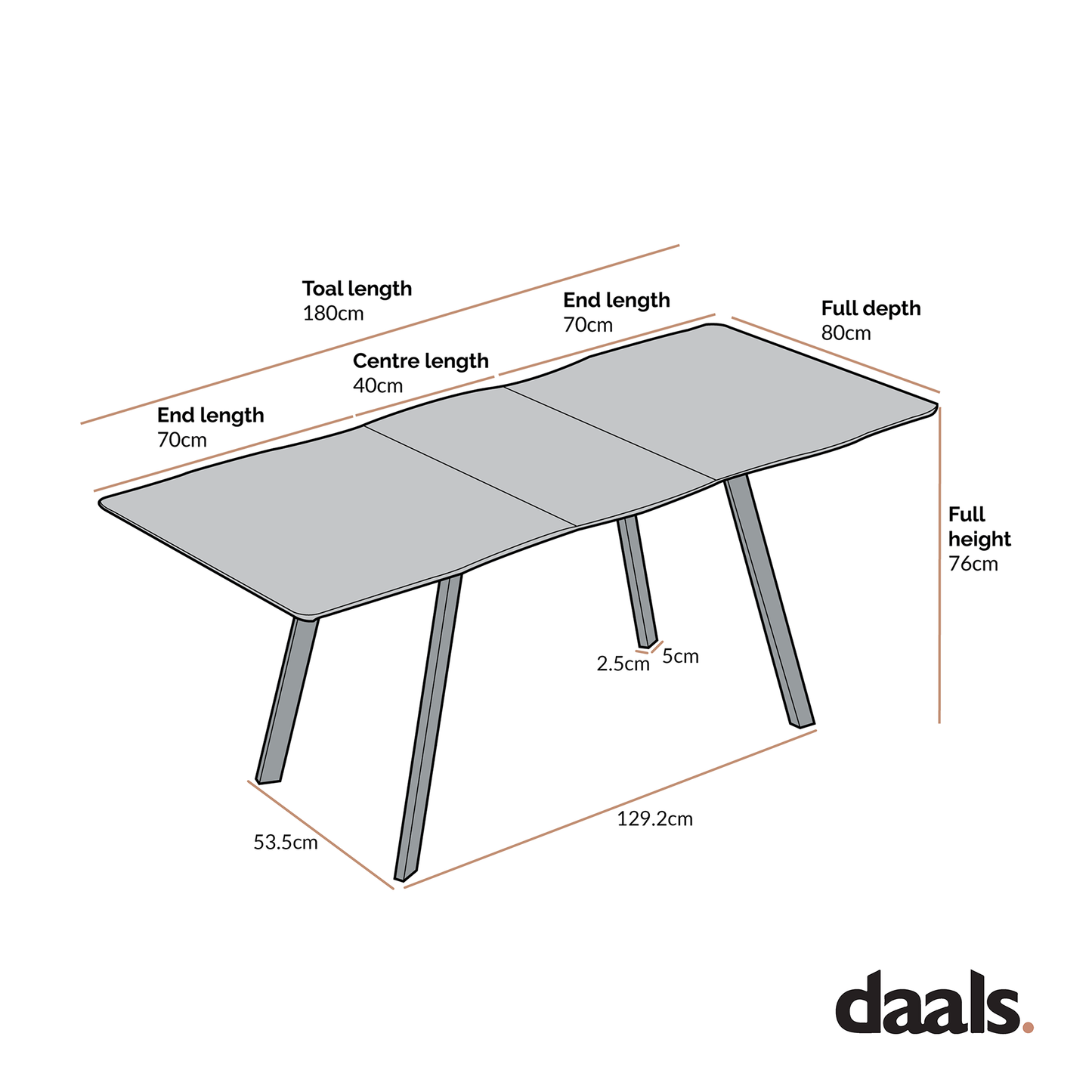 Weston Oak Effect Extendable 6-8 Seater Dining Table