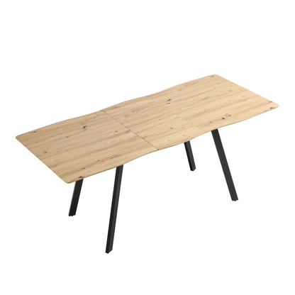 Weston Oak Effect Extendable 6-8 Seater Dining Table